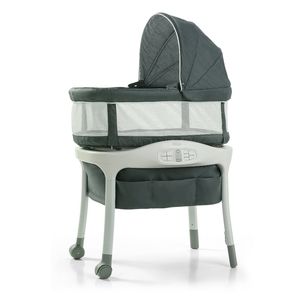 Graco sense2snooze bassinet with cry detection technology. Ellison gray color